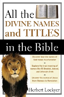 9780310280415 All The Divine Names And Titles In The Bible