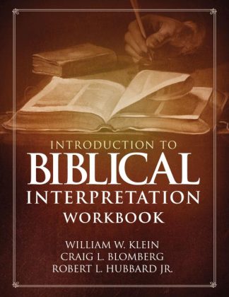 9780310536680 Introduction To Biblical Interpretation Workbook (Workbook)