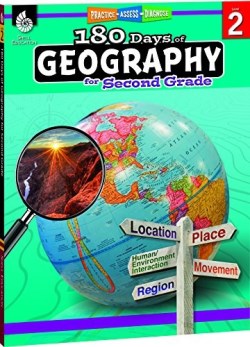 9781425833039 180 Days Of Geography For Second Grade
