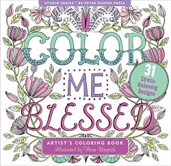 9781441321220 Color Me Blessed Artists Coloring Book