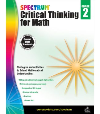 9781483835495 Spectrum Critical Thinking For Math Grade 2