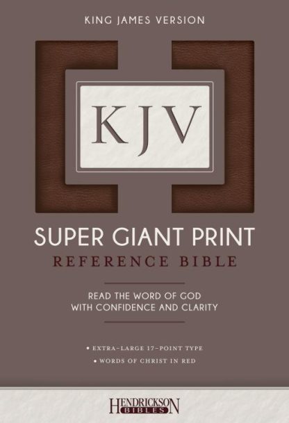 9781619709713 Super Giant Print Reference Bible