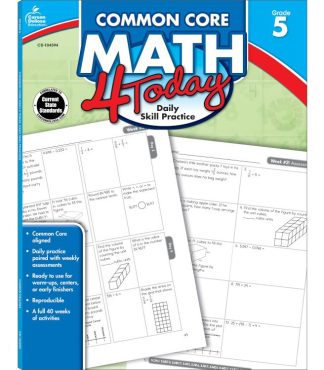 9781624420405 Common Core Math 4 Today Grade 5 (Supplement)