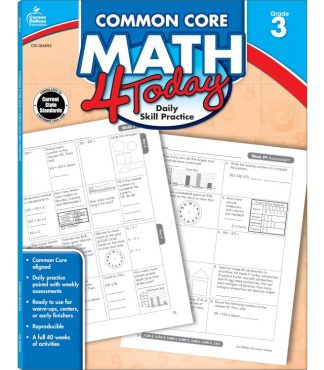 9781624426018 Common Core Math 4 Today Grade 3 (Supplement)