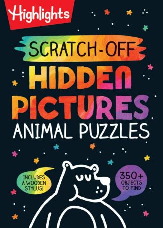 9781644726754 Scratch Off Hidden Pictures Animal Puzzles