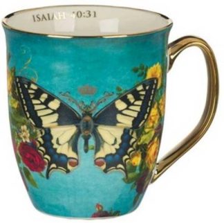 1220000322981 Hope Teal Butterfly Ceramic Isaish 40:31
