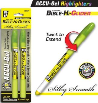 634989890255 Accu Gel Bible Hi Glider Highlighter 2 Pack