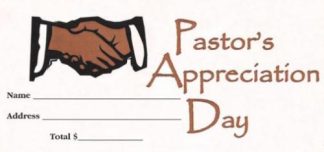 9780805474770 African American Pastors Appreciation Day Offering Envelopes