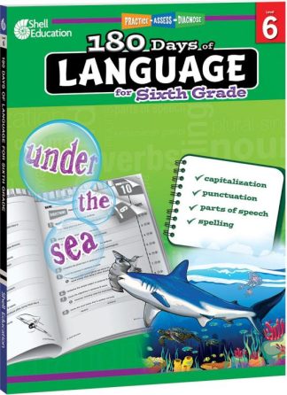 9781425811716 180 Days Of Language For Sixth Grade