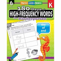 9781425816339 180 Days Of High Frequency Words For Kindergarten