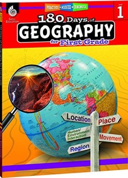 9781425833022 180 Days Of Geography For First Grade