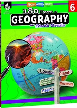 9781425833077 180 Days Of Geography For Sixth Grade