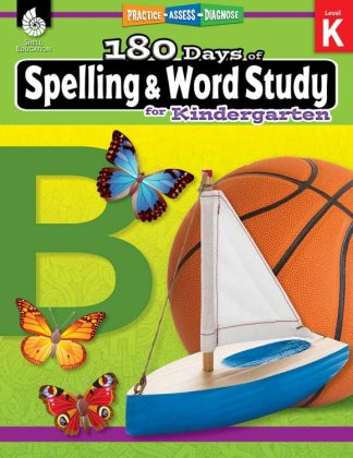9781425833084 180 Days Of Spelling And Word Study For Kindergarten