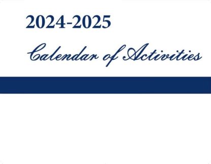 9781430084204 Calendar Of Activities 2024-2025