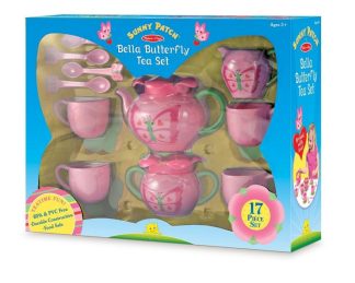 000772061810 Sunny Patch Bella Butterfly Tea Set