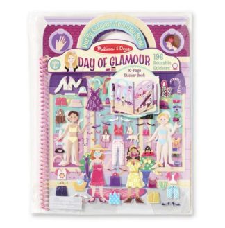 000772094122 Puffy Sticker Activity Book Day Of Glamour