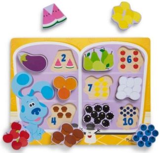 000772330244 Blues Clues And You Wooden Chunky Puzzle Fridge Food