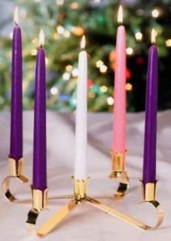072094043300 Everlasting Advent Wreath With Candles