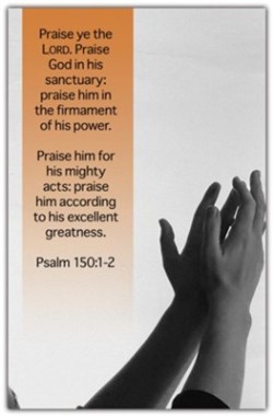 081407457116 Praise Ye The Lord Psalm 150:1-2 Pack Of 100