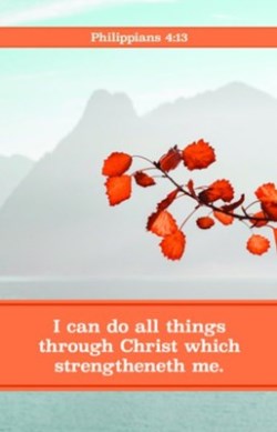 081407457307 I Can Do All Things Philippians 4:13 Pack Of 100