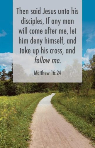 081407477855 Follow Me Matthew 16:24 Pack Of 100