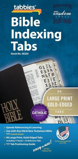 084371583355 Large Print Catholic Gold Edged Old And New Testament