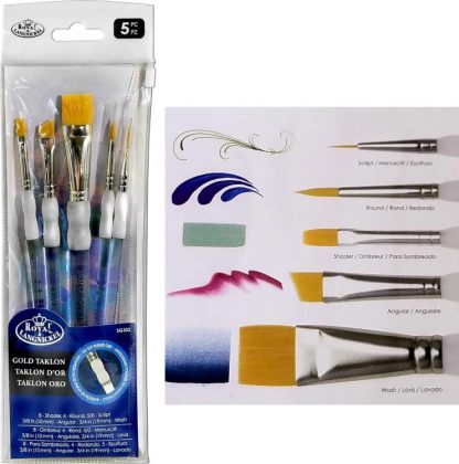 090672028327 Royal And Langnickel Soft Grip Beginners Brush Set