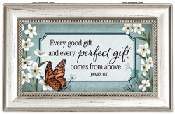 096069188124 Perfect Gift Amazing Grace Music Box
