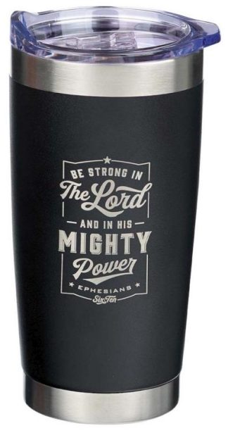 1220000136977 Be Strong In The LORD Stainless Steel Mug Ephesians 6:10