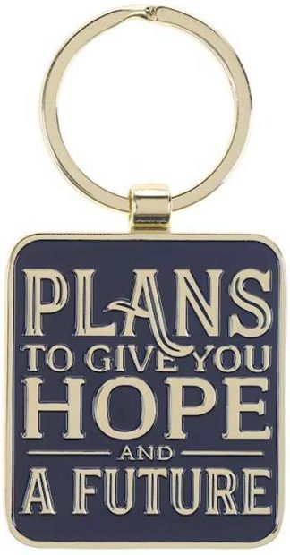 1220000323018 Plans To Give You Hope And A Future Key Ring Jeremiah 29:11
