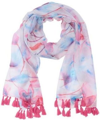 1230000109284 Never Give Up Pink Petals Scarf