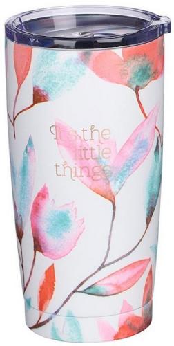 1230000109345 Its The Little Things Pink Petals Stainless Steel Travel