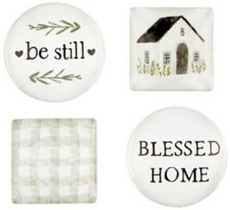 195002127463 Blessed Home Set Of 4 (Magnet)