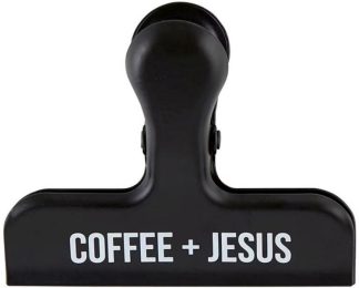 195002213432 Coffee Bag Clip Coffee Plus Jesus