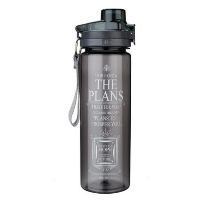 6006937130760 I Know The Plans Water Bottle