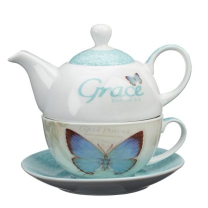 6006937131729 Botanic Butterfly Blessings Grace Tea For One