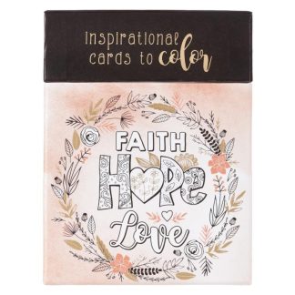 6006937143289 Faith Hope Love Coloring Cards