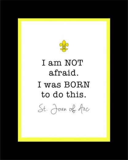 610366336240 I Am Not Afraid Saint Joan Of Arc