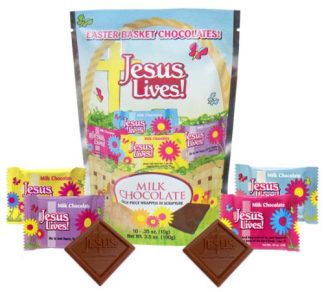 641520072056 Jesus Lives Chocolate Bar Stand Up Pouch