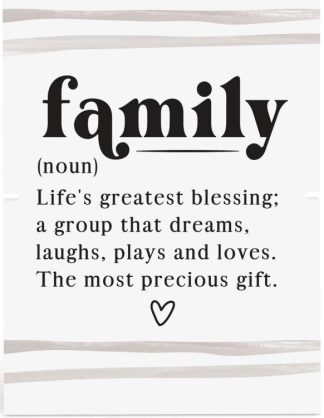 656200778227 Family Noun Lifes Greatest Blessing Story Board