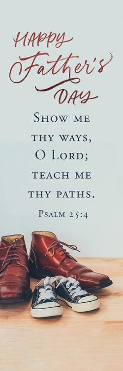 656248015902 Happy Fathers Day Psalm 25:4 KJV Pack Of 25