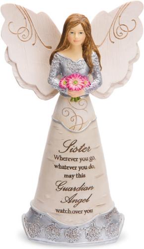664843824027 Sister Guardian Angel (Figurine)