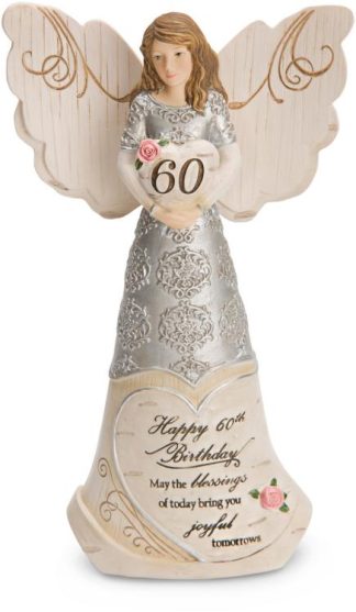 664843824157 60th Birthday Angel (Figurine)