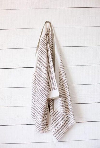 669818935395 Aluminum And Tan Cotton Scarf