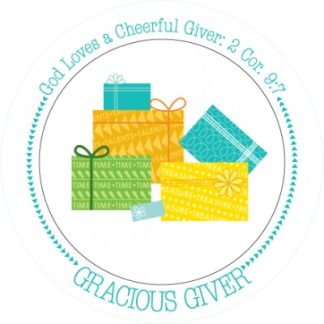 692193806707 Gracious Giver Plate