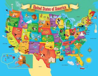 705988118159 United State Of America (Puzzle)
