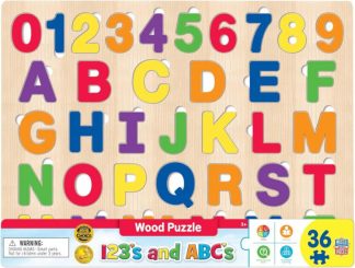 705988118173 1 2 3s And ABCs Wooden Puzzle