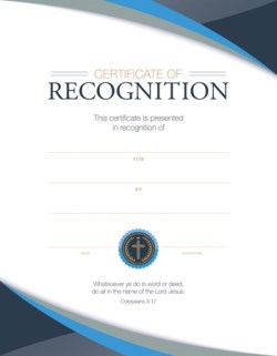730817355603 Certificate Of Recognition Pack Of 6