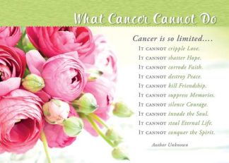 730817362960 What Cancer Cannot Do Assorted Encouragement KJV Box Of 12