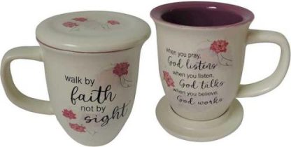 785525308953 Walk By Faith Mug With Coaster